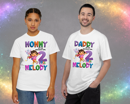 Personalized Family Birthday Shirts, Matching Birthday Squad Shirts, Custom Birthday Party Outfit, Mom Dad Kids Birthday Tee