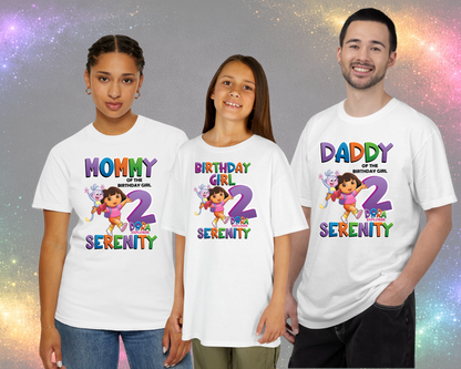 Personalized Family Birthday Shirts, Matching Birthday Squad Shirts, Custom Birthday Party Outfit, Mom Dad Kids Birthday Tee